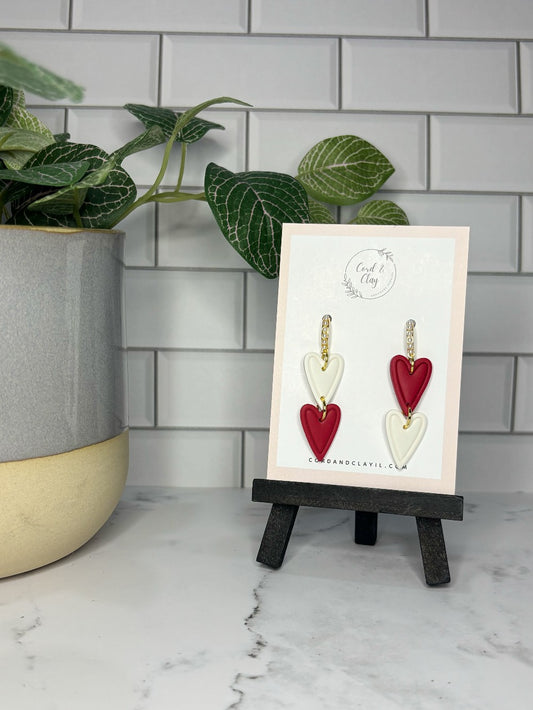 Perfectly Mismatched Heart Dangles|5216