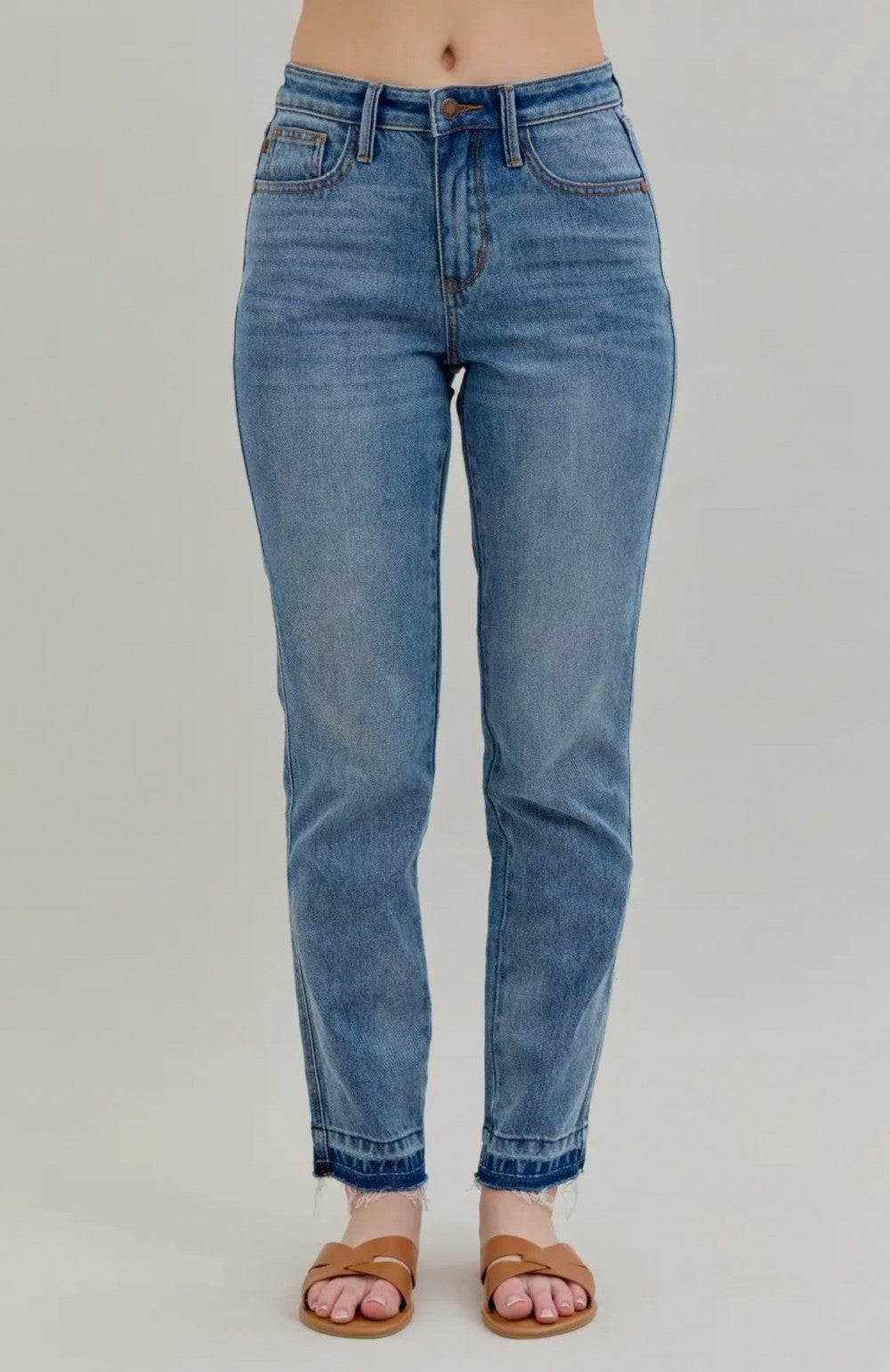 Judy Blue Jeans Mid Rise Boyfriend|1846