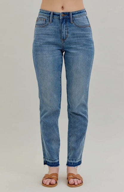 Judy Blue Jeans Mid Rise Boyfriend|1846