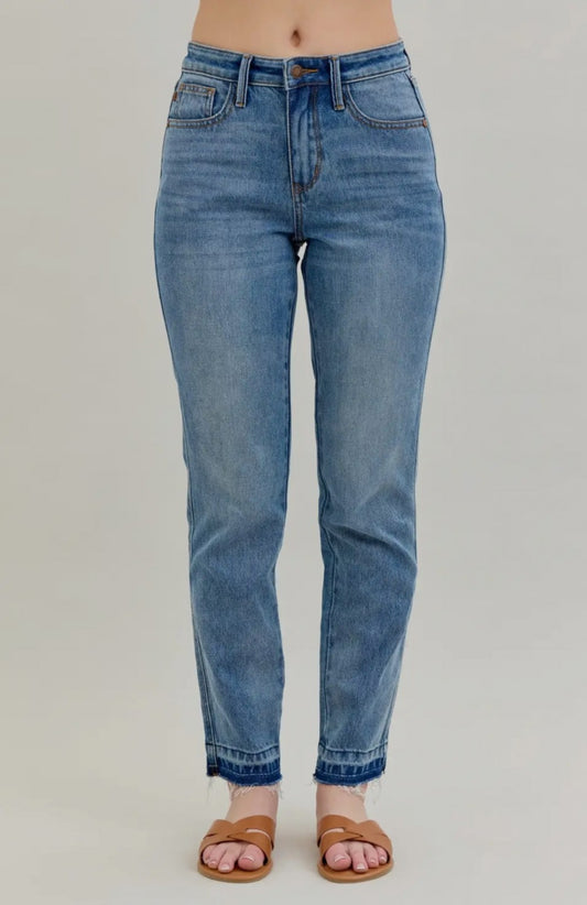 Judy Blue Jeans Mid Rise Boyfriend|1846