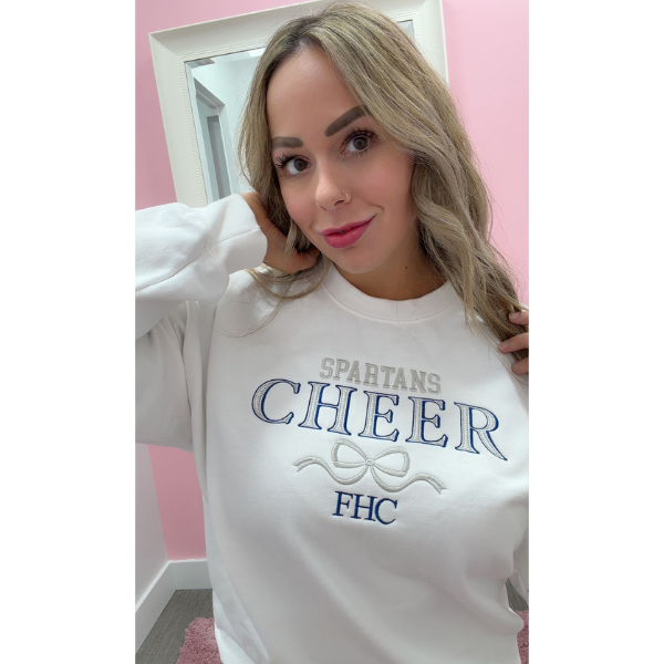 FHC Cheer Embroidered Crew|5421