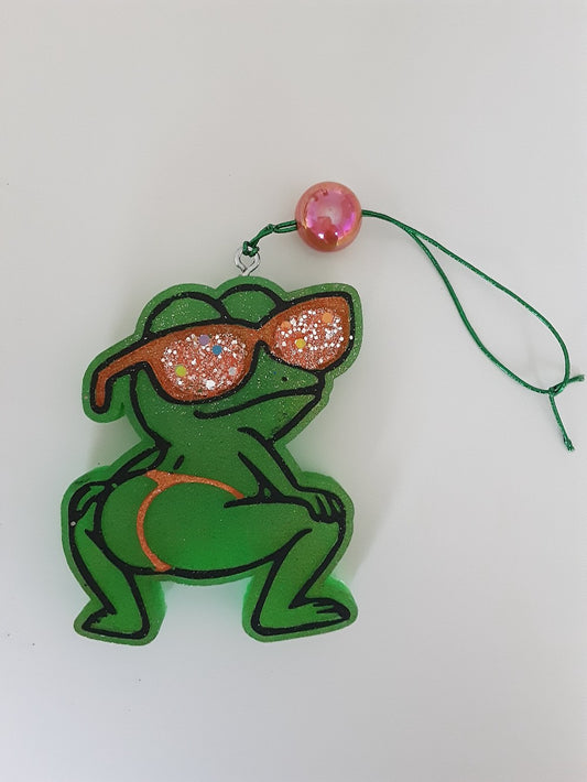 CAR FRESHIE-TWERK FROG ORANGE|1380