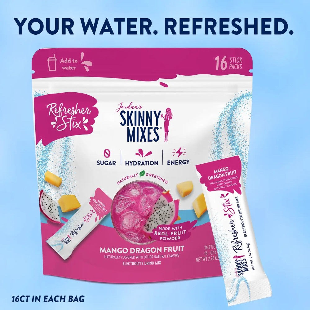 Refresher Stix 16 Ct - Mango Dragon Fruit|8515