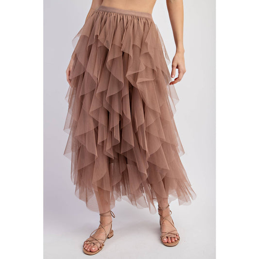 Cascading Tulle Skirt