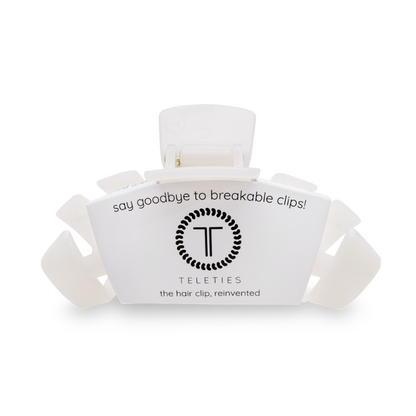 Classic Hair Clip | Large | Coconut White|8267