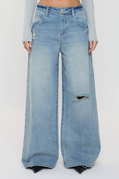 Billie Relaxed Rise Baggy Wide Leg Jeans