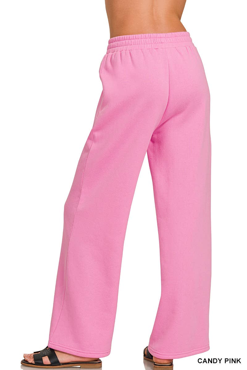 Fleece Drawstring Pants