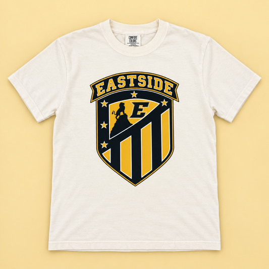 East Side FZE Soccer Crest Tee|9098