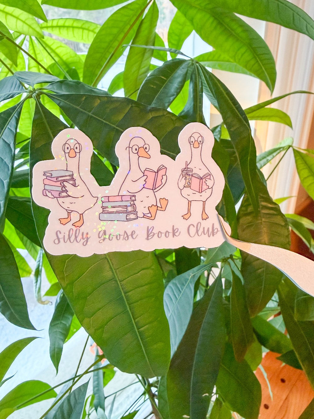 Sticker Silly Goose Book Club|7438
