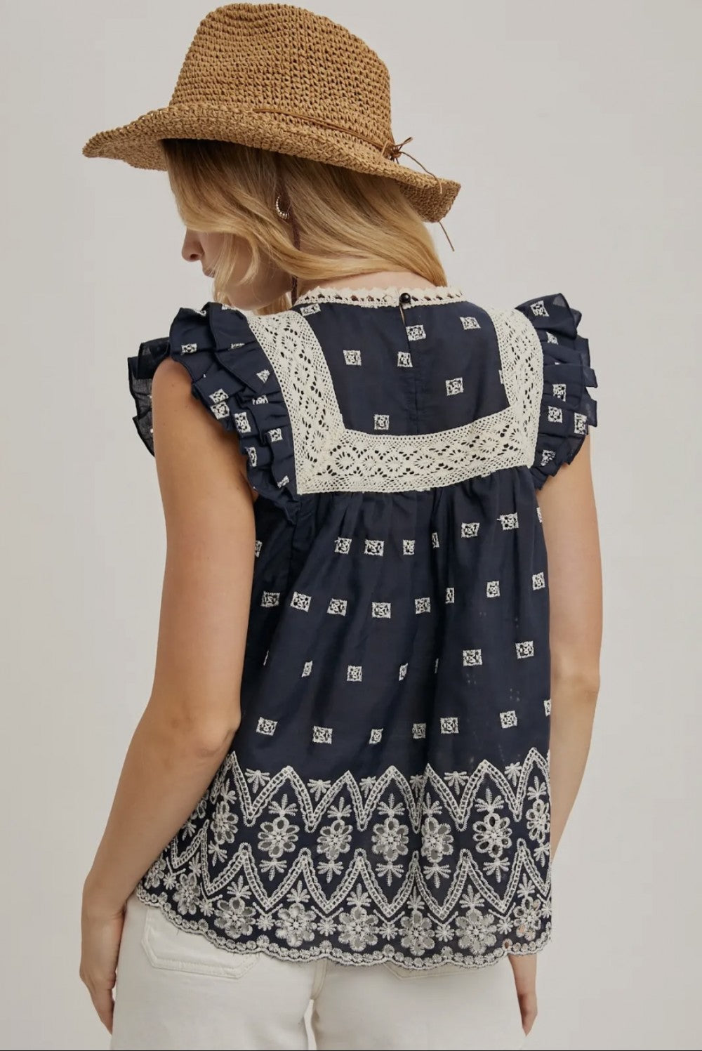 Willow Embroidered Blouse|909