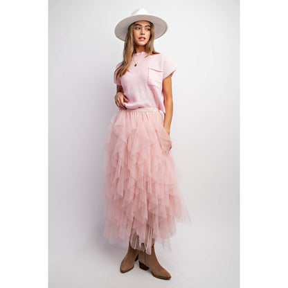 Cascading Tulle Skirt