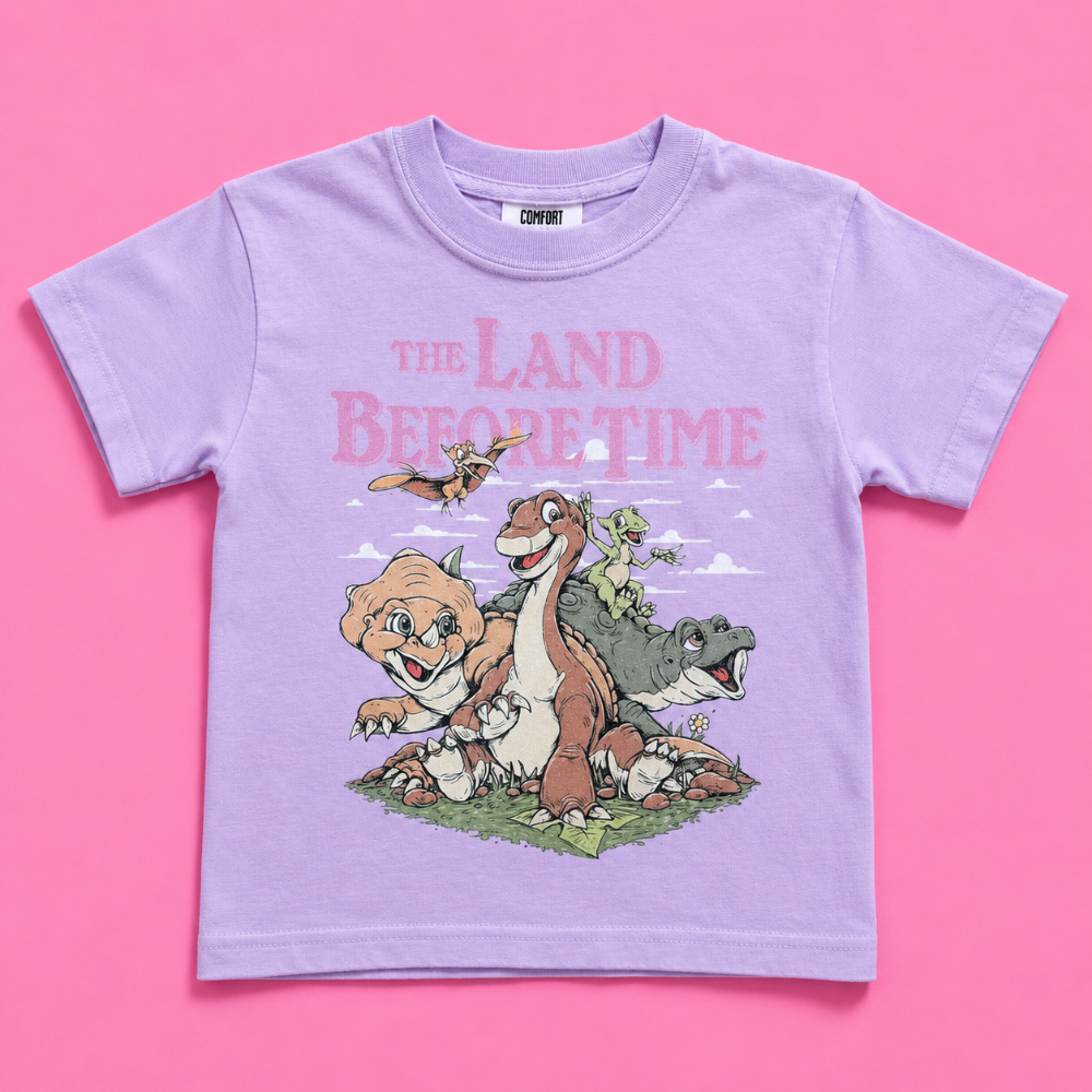 Land Before Time Glitter Tee|8745