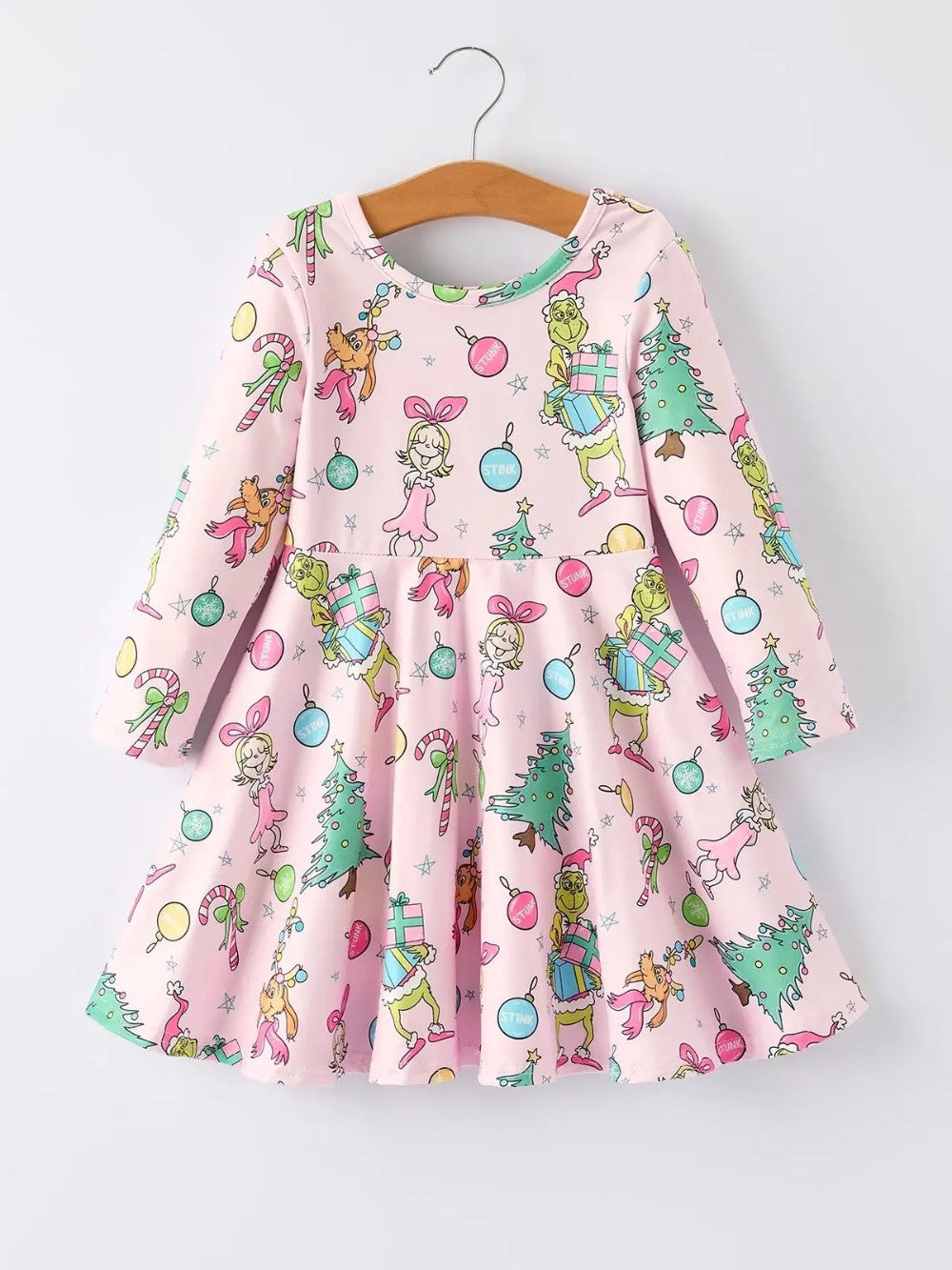 Merry Grinchmas Twirl Dress|8900