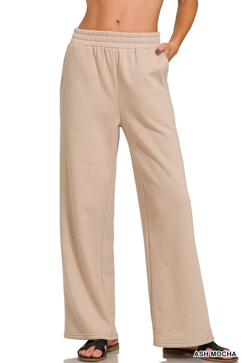 Fleece Drawstring Pants
