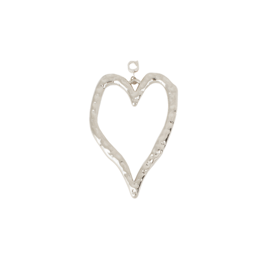 Oh My Heart Charm - SIlver|1418