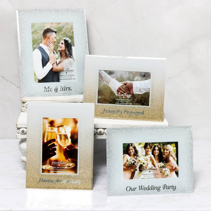 Happily Engaged - 8.75" x 6.75" Frame (Holds 6" x 4" Photo)