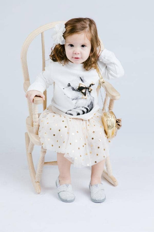 Sweet Raccoon Print Top