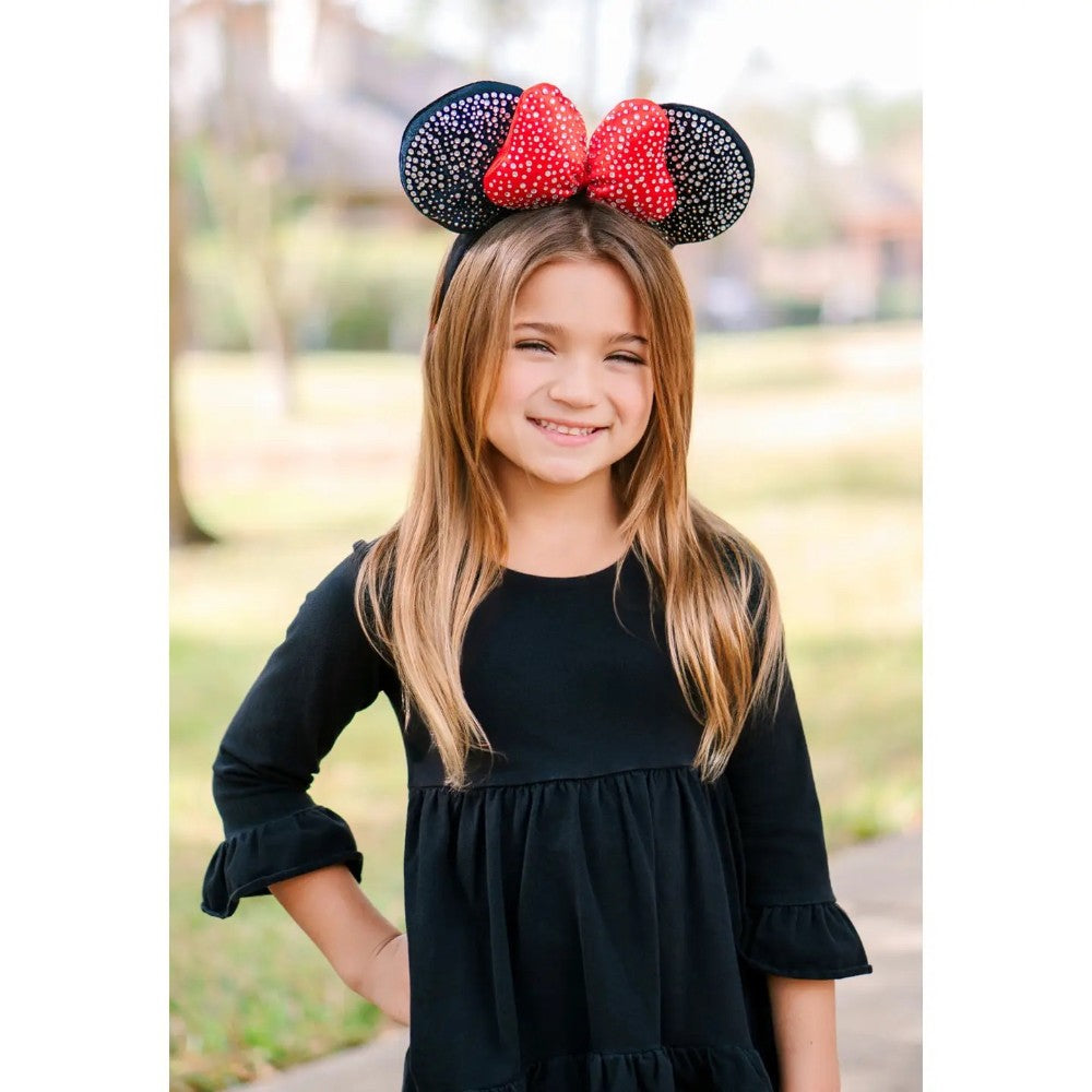 Rhinestone Mouse Ears Headband|7790