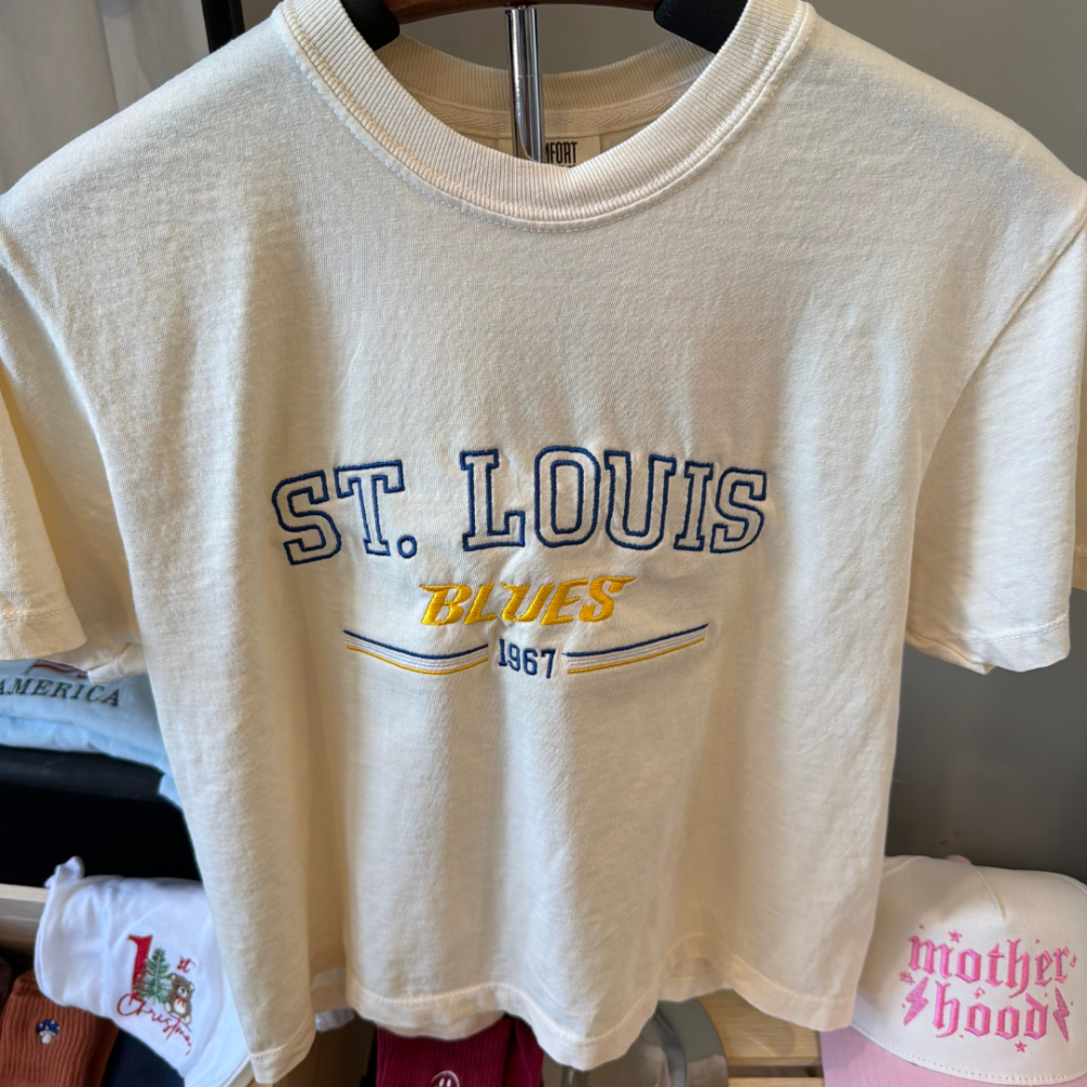St. Louis Blues 1967 Crop Shirt|5201