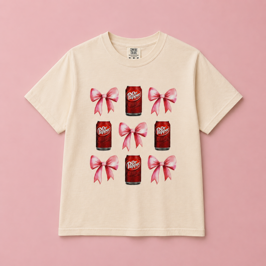 Dr. Pepper & Bows Tee|7799