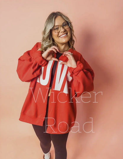 LOVE Cardigan Sweatshirt|5162