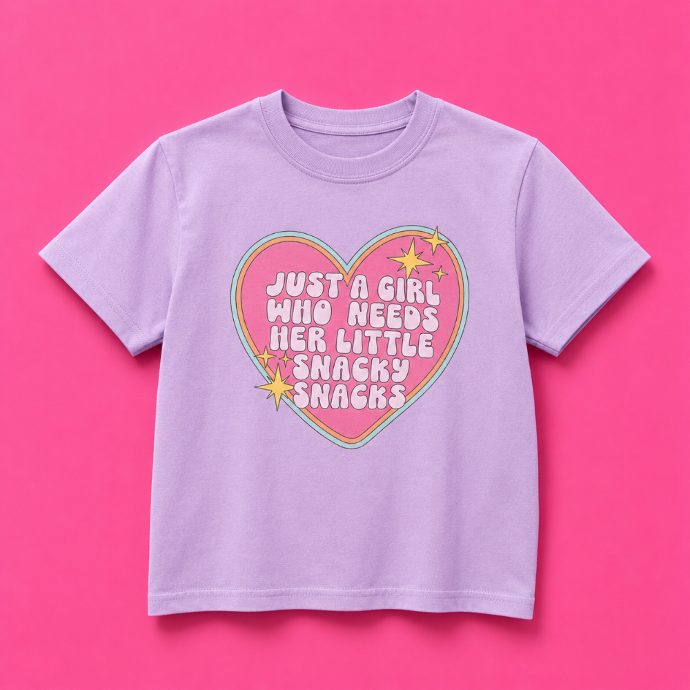 Snacky Snacks Girl's Tee|7978