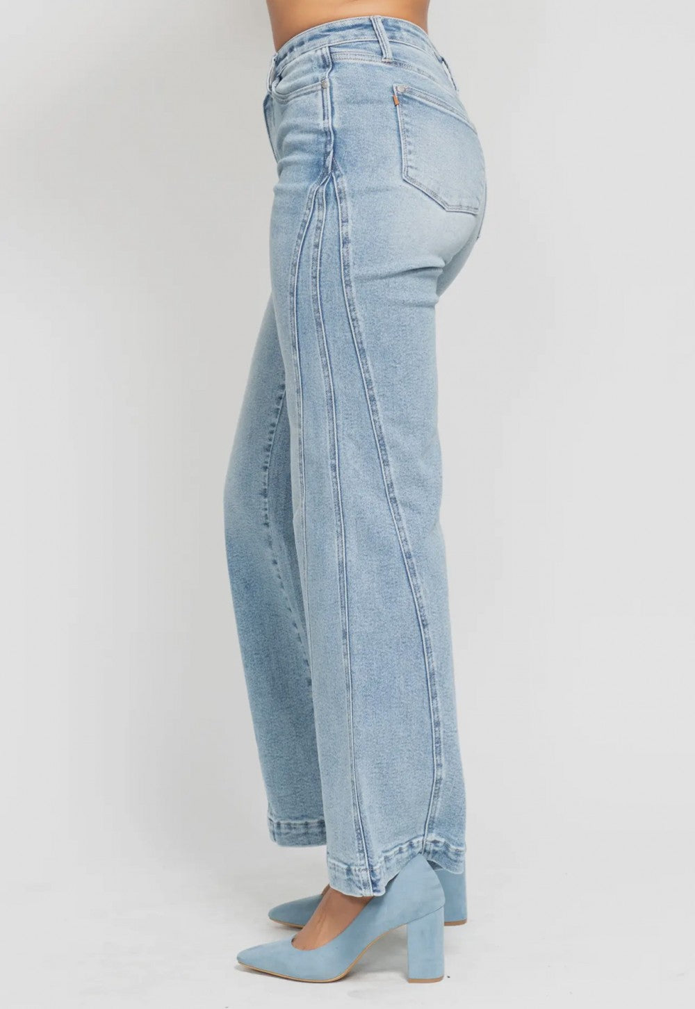 Judy Blue Jeans High Waisted Side Seam Detail|1844
