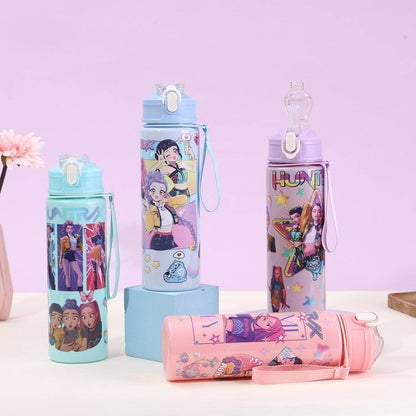 Kpop Demon Hunters Plastic Water Bottle