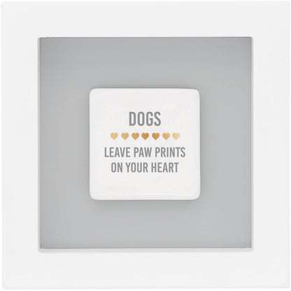 Dog Pawprints - 4.75" Plaque