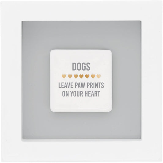 Dog Pawprints - 4.75" Plaque