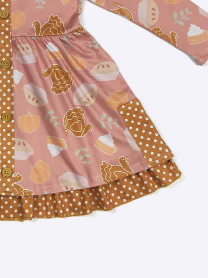 Thanksgiving Favorites Girls Dress