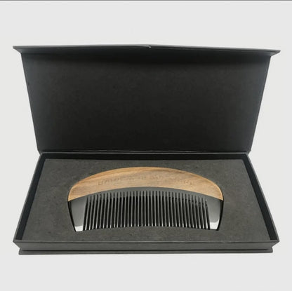 Badass Fine Tooth Ox Horn Comb|2249