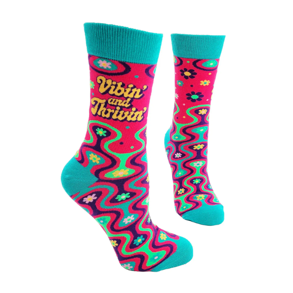 Vibin and Thrivin Socks|5641