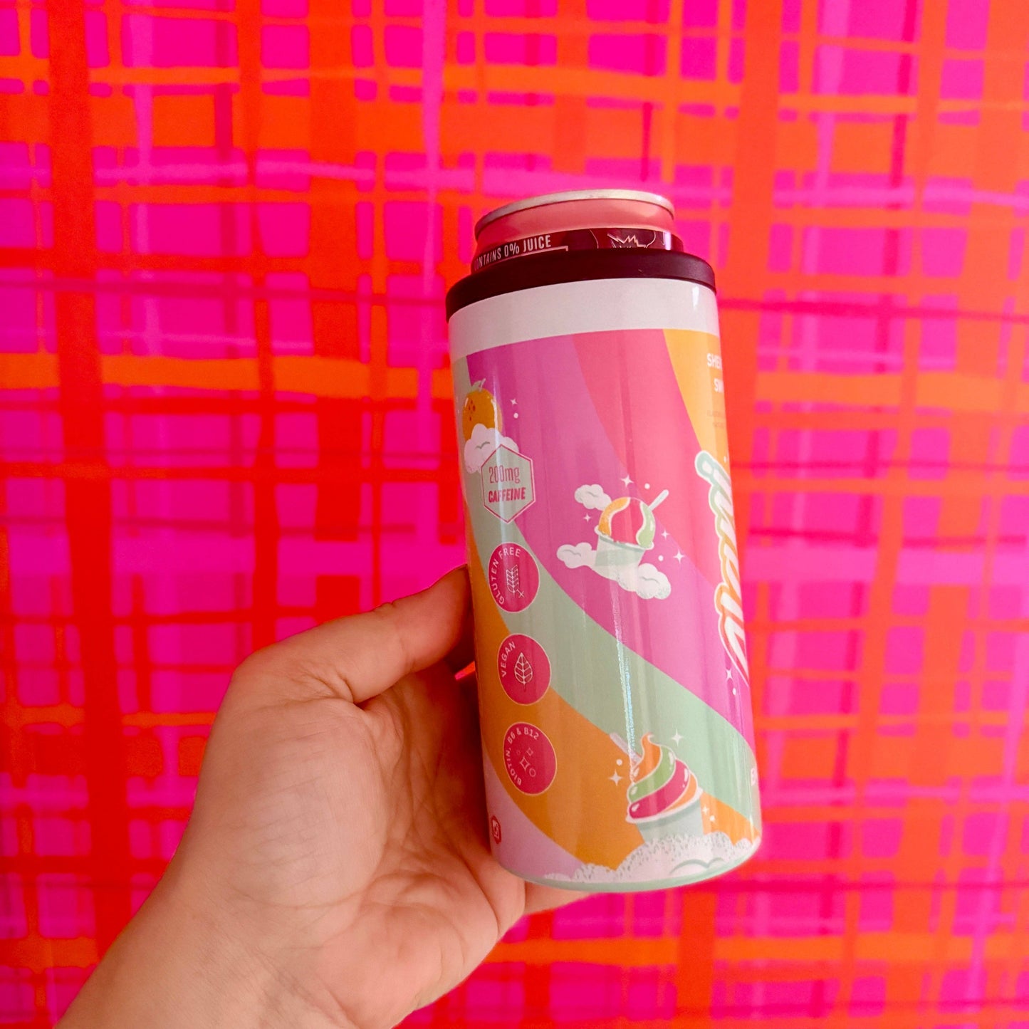 Slim Can Cooler Sherbet Alani