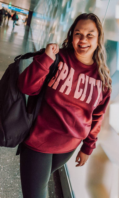 Custom Magic Puff Big Letter Sweatshirt