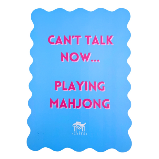Mahjong Shuffle Card | Can't Talk Now|8264