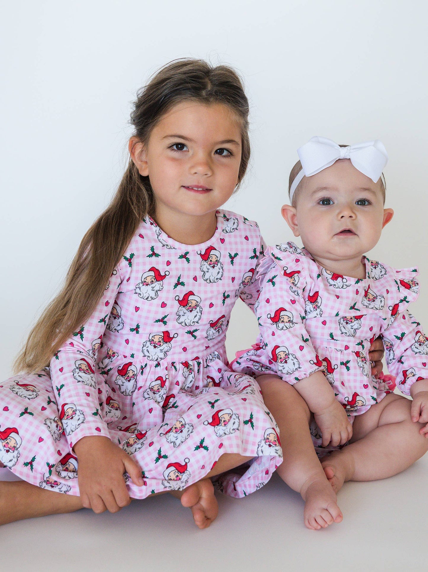 SALE Baby Girls Dear Santa  Bubble