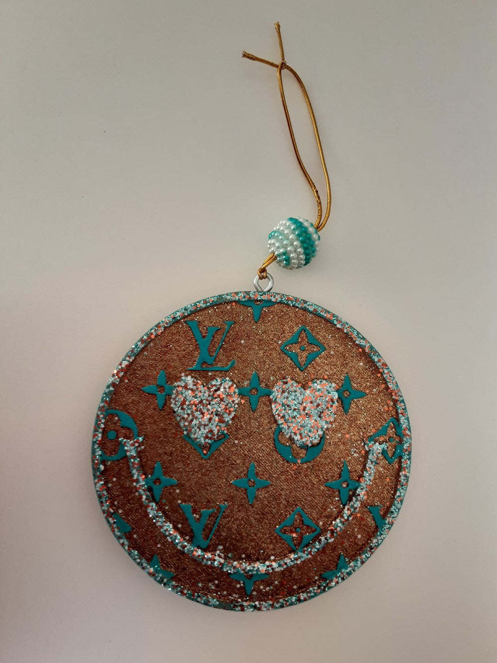CAR FRESHIE-LV SMILEY TEAL|7233