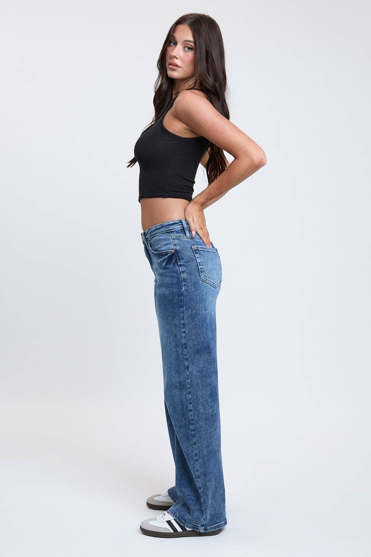 Luxe Bella Wide Leg Jeans