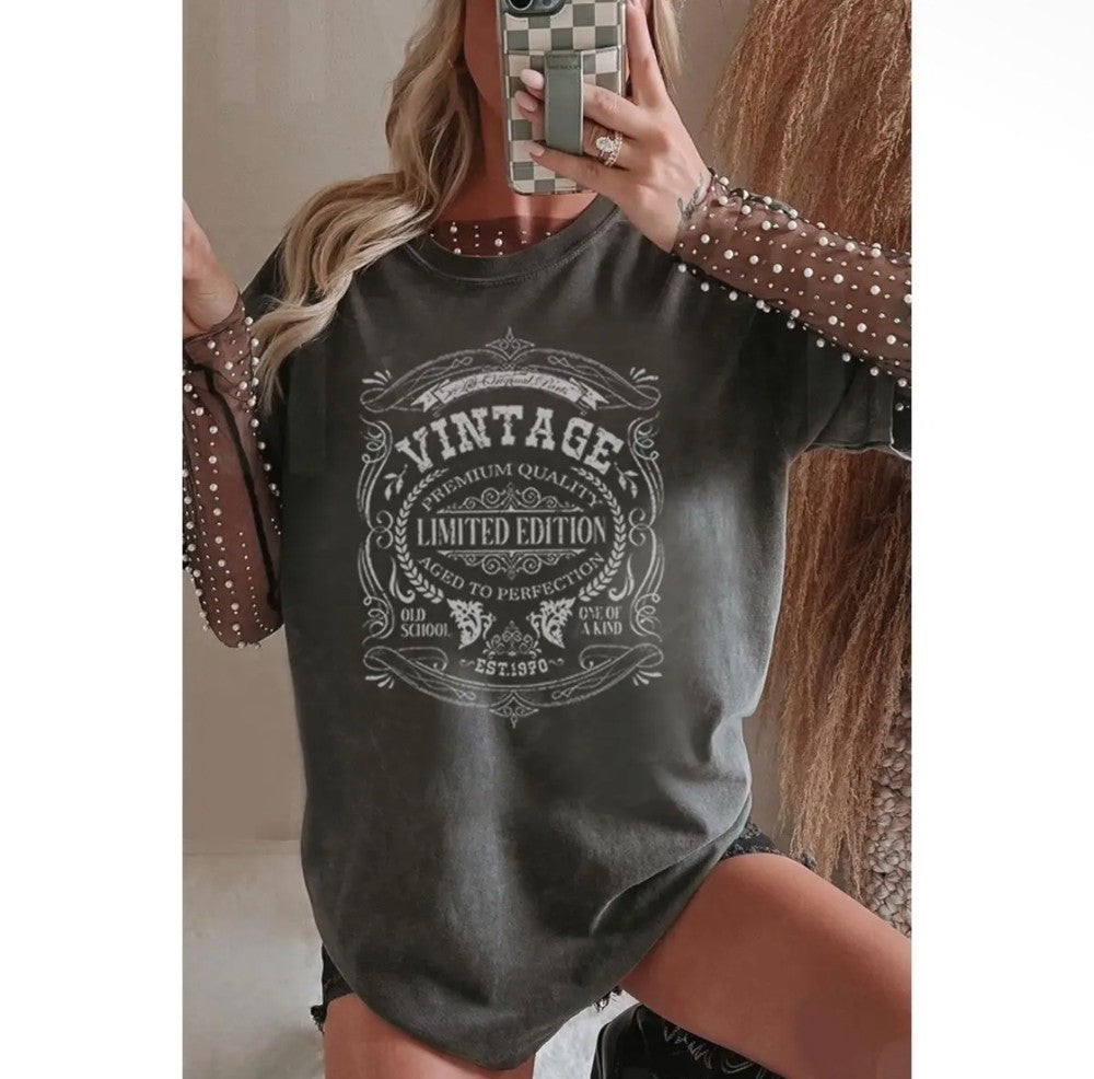 Vintage Limited Edition Oversized Graphic Tee|9177