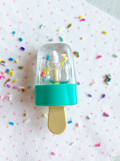 Teal Sprinkles Popsicle Lip Gloss