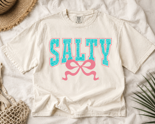 Salty Bow Boxy Tee|7869