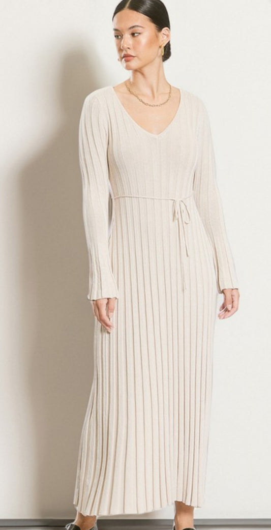Cream Sweater Dress|1650