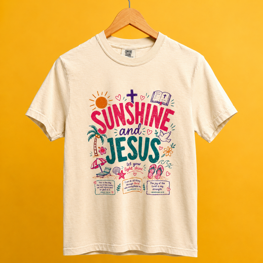 Sunshine & Jesus Tee|7995