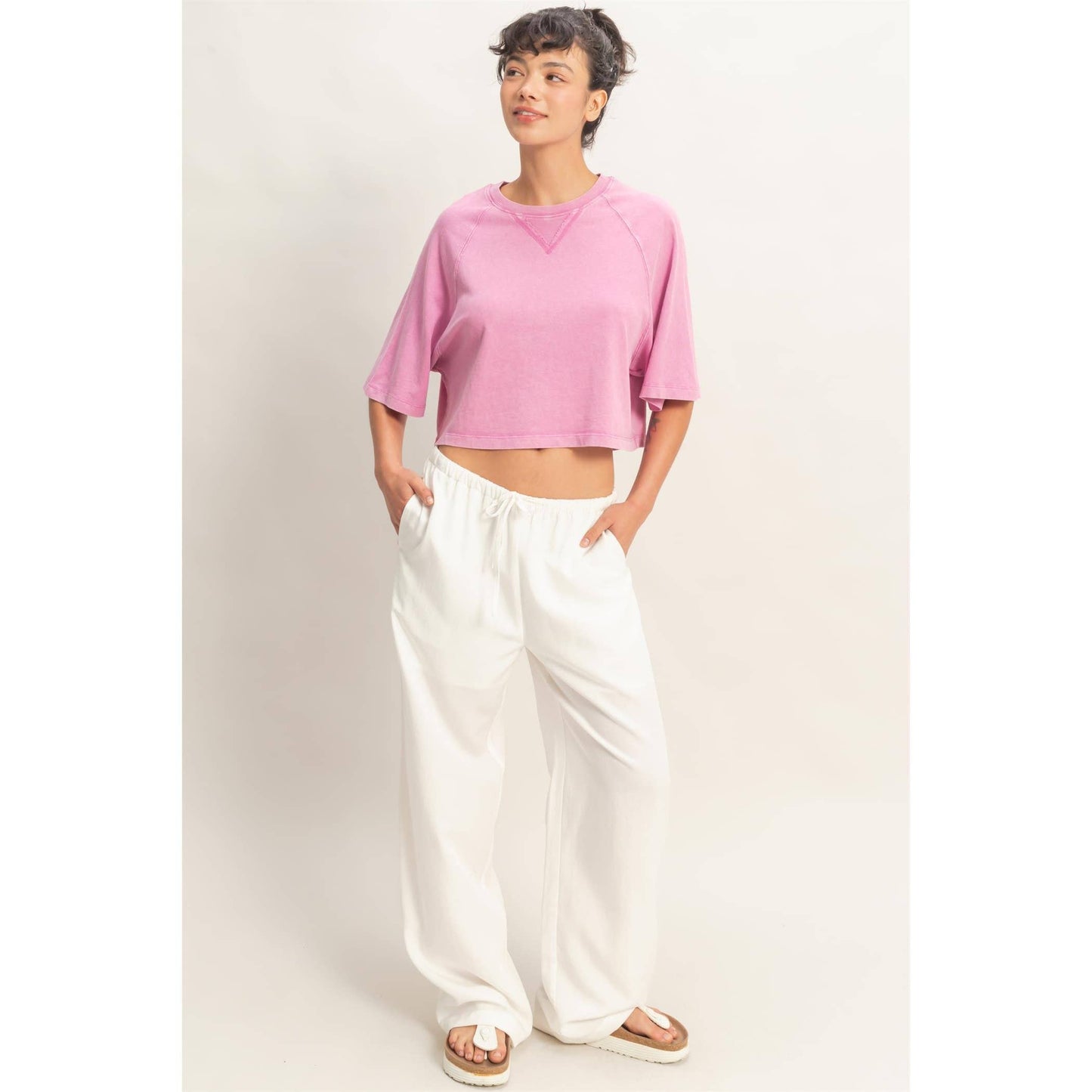 Mineral Washed Boxy Tee