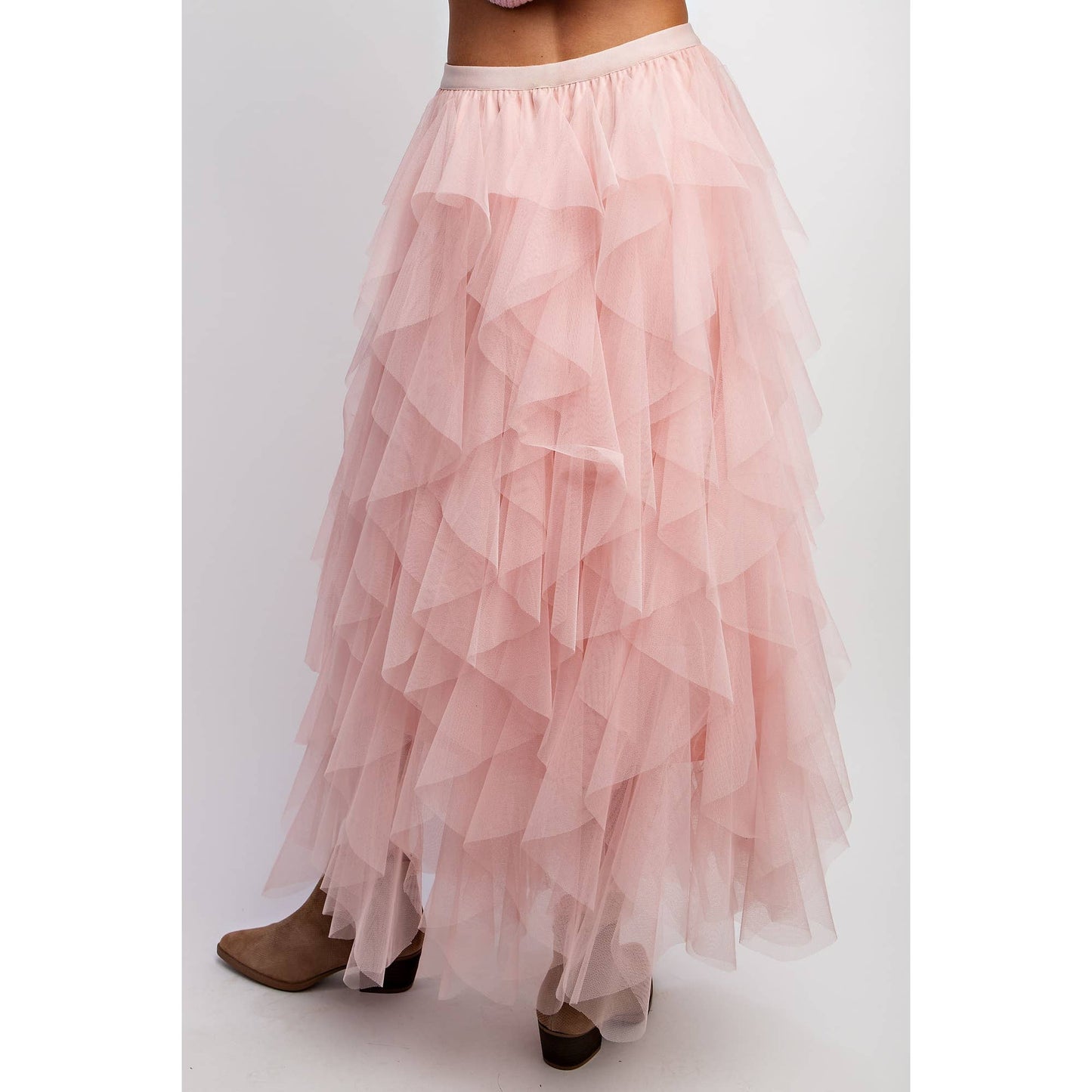 Cascading Tulle Skirt