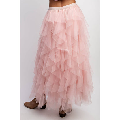 Cascading Tulle Skirt