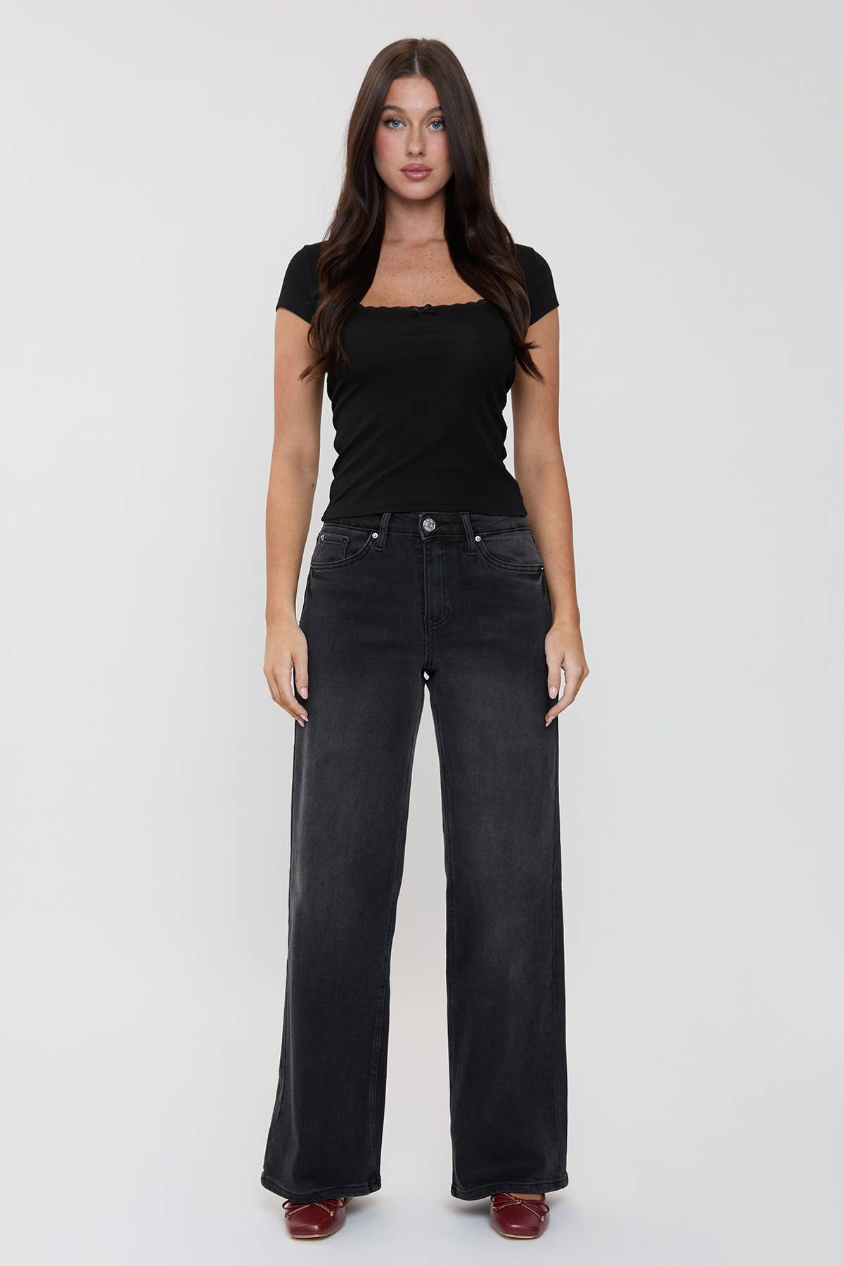 Luxe Bella Wide Leg Jeans