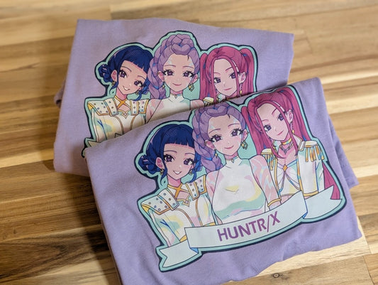 Lavender Huntrix Kids Tee|2222