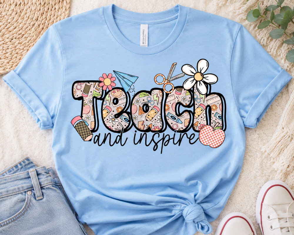 Teach & Inspire Graphic Tee|7872